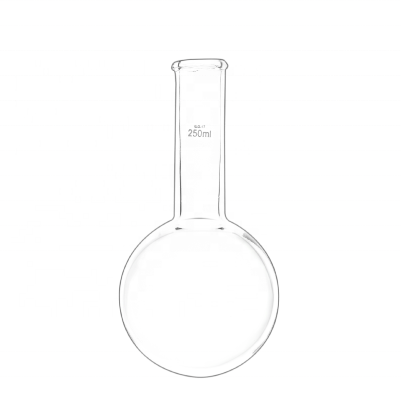 250ml lab glass neck round bottom boiling flask