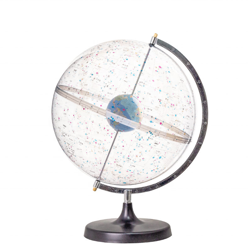 Factory Cheap Hot Geographical Instruments - transparent clear map star and earth celestial globe – Lianying