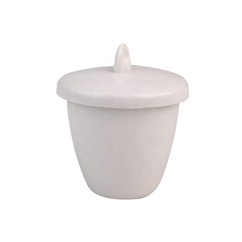 30ml high temperature lab porcelain ceramic crucible