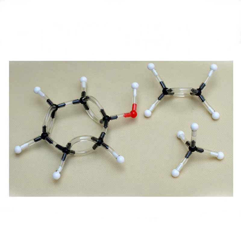 C12H10 Biphenyl -Molecule structure model Molecular