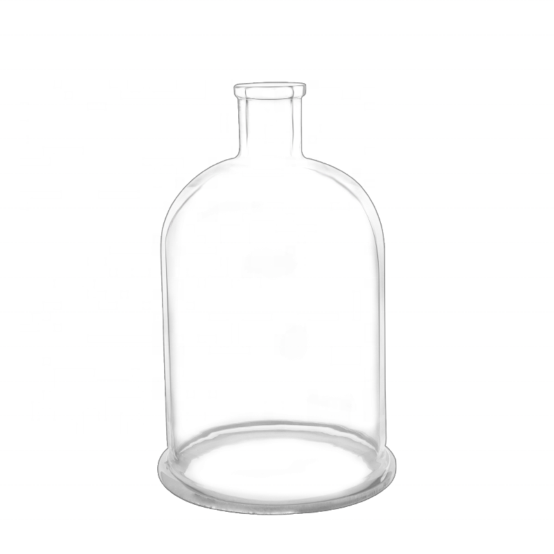150x280mm clear small domed glass bell jars for lab