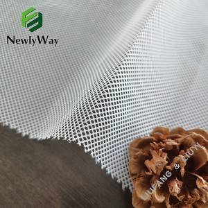 Hot sale Spandex Cloth - 100 Polyester quadrangle grid square mesh warp knitted fabric for fruit or shopping bag – Liuyi