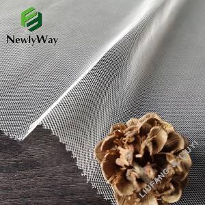 Good quality Polyester And Spandex Fabric - 100 polyester fiber quadrangle net mesh tulle fabric for decoretion of wedding or party – Liuyi