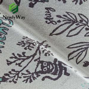 Alternative weave polyester sliver yarn tulle printed mesh lace fabric for dresses