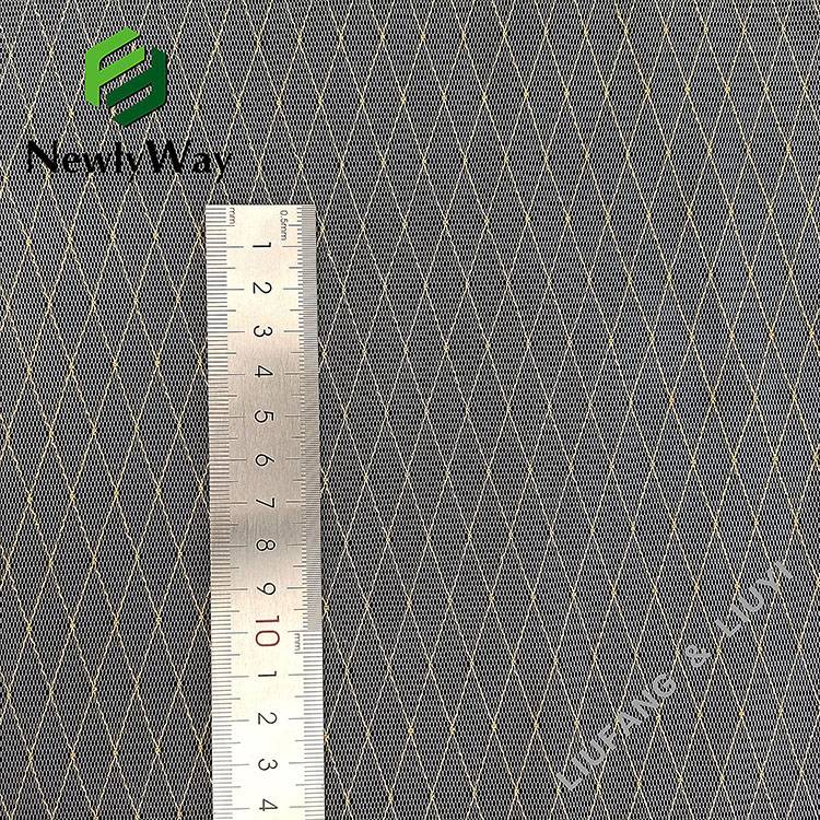 Factory Supply Polka Dot Tulle Fabric - Bright nylon gold mesh netting tulle lace trim fabric for dress’s hem – Liuyi