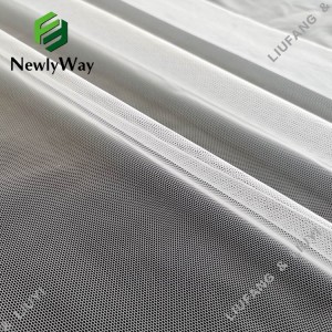 New Arrival China Rainbow Sequin Fabric - High Quality 100% Nylon Mesh Tulle Net Fabric for Embroidery/Dress – Liuyi