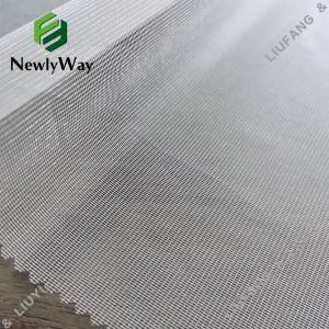 High Quality 100% Polyester Square Grid Mesh Tulle Net Fabric for Bubble Skirt