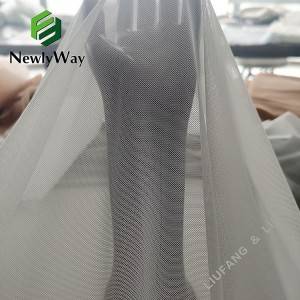 High grade 40D nylon spandex mesh knit stretch fabric for garments