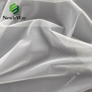 High grade 40D nylon spandex mesh knit stretch fabric for garments