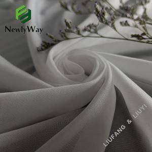High quality soft nylon fiber plain weave knit fabric for pocket
