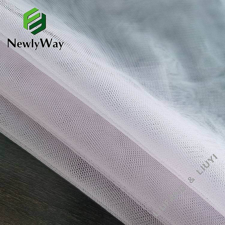China China OEM Lightweight Mesh Fabric - Hot Sale Sheer Polyester Mesh  Tulle Net Fabric for Kids Tutu Skirts – Liuyi Manufacture and Factory