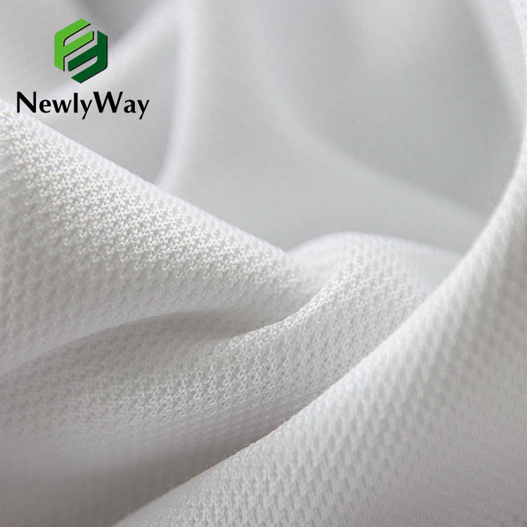 China Polyester-cover cotton bead mesh fabric polyester-cotton