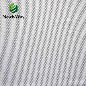 140g high elastic mesh fabric polyester elastic mesh fabric hygroscopic fast drying sportswear T shirt clothing mesh fabric