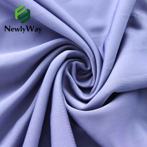 Double-sided health cloth South Korea polyester high stretch polyester knitted Lycra 220g sports uniform fabric