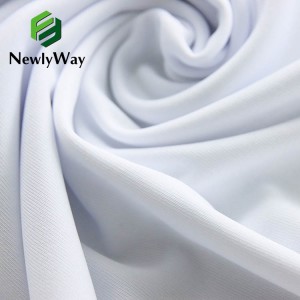 50D72F Super soft knitted flat cloth Fine fiber jacket sportswear lining 100% polyester double-sided cloth