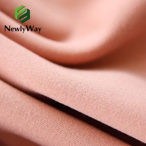 Knitted fabric stretch double-sided warm fabric Warm bottom fabric for autumn and winter