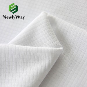 50D quick-drying double-sided small checker fabric 72F light marathon sports fabric 100% polyester knitted checker fabric