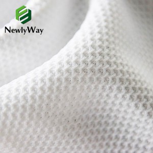 Polyester pineapple flower knitted mesh fabric polyester jacquard diamond mesh  car seat fit fabric