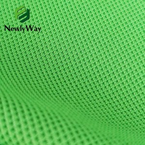 Polyester jacquard diamond mesh car seat fit fabric direct selling polyester pineapple needle mesh fabric