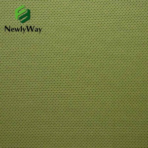 100% polyester non-elastic mesh 75D weft knitted fabric for spring and summer breathable leisure wear sports suit