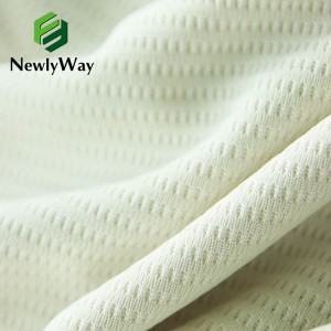 Bird’s Eye fabric 100% polyester rice fabric moisture absorption and sweat drainage quick drying T shirt fabric
