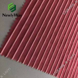 Free sample for Soft Tulle Fabric - Lastest Design Nylon Polyester Blend Stripe Mesh Net Tulle Fabric for Fashion Clothing – Liuyi