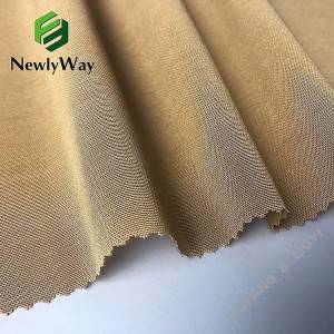 Medium thickness nylon spandex stretch mesh knit fabric for pocket