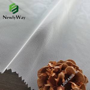 Hot-selling Poly Spandex - Newly launched transparent tulle polyester fiber net mesh fabric for women’s dresses – Liuyi