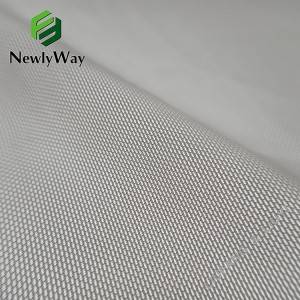 Newly launched white nylon spandex stretch mesh knit fabric for underwear