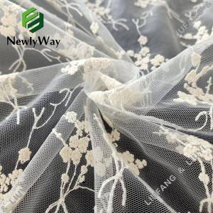 China Super thin nylon warp knitted butterfly lace tulle mesh netting fabric  for bridal lace Manufacture and Factory