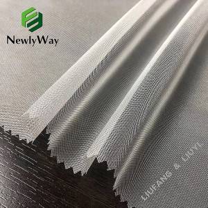 Premium Quality Flash Polyester Fiber Diamond Net Mesh Tulle Fabric for Wedding Dresses