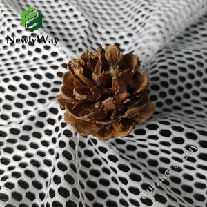 Wholesale 75D polyester fiber warp knitted mesh fabric for composite material