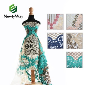 The Newest African Water-soluble Embroidery Lace Fabric
