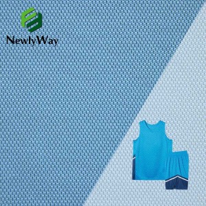 Spot 25 color polyester all silk bead ground cloth all polyester small bead ground mesh cloth eyelet breathable T shirt advertising shirt fabric