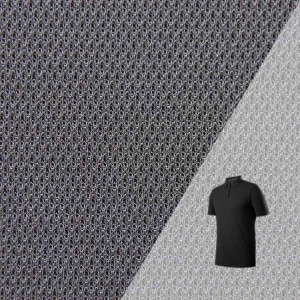 Polyester bead floor mesh fabric, sweat absorbing, breathable seat cover, school uniform, POLO shirt fabric spot