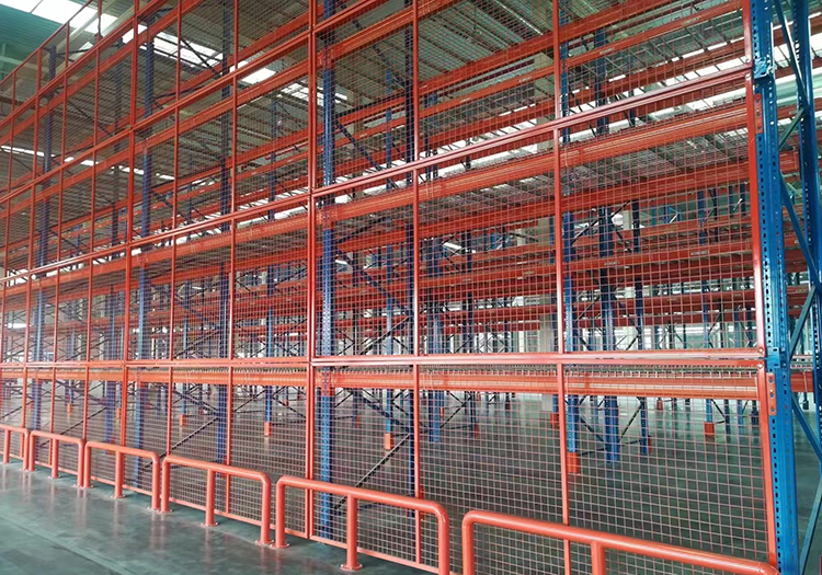 Heavy Duty Wire Decking Pallet Racking Finished Installation In Canada