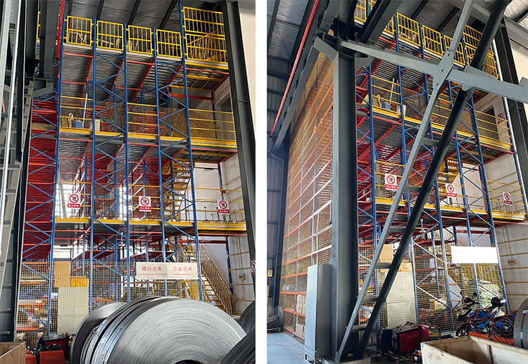 The Mezzanine Rack With 3 Levels Floors Has Been Successfully Installed