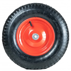 Wholesale Small Pneumatic Rubber Tire 4.80/4.00-8 Wheel Barrow Wheel 16 inch 4.00-8