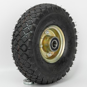 10 inch Pneumatic Rubber Wheel 4.10/3.50-4 Trolley Motorcycle Wheel