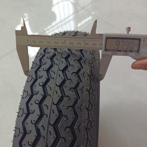 Gumové kolo bezdušové přívěsné pneumatiky China 4.80-8