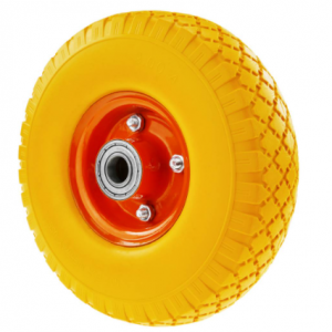Groothandel ODM 14X4 Duim Solid Rubber Wheel Barrow Wheel met Speekrand