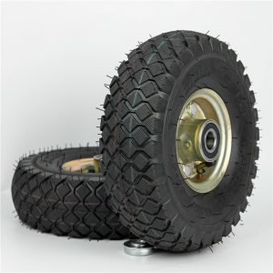 cart 4.10/3.50-4 rubber pneumatic tire wheel