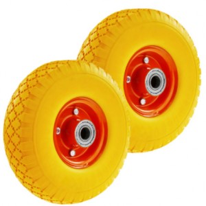 PriceList for China 410/350-4 Flat Free PU Foam Wheel