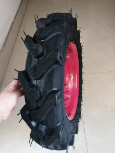 a 5.00-12 agriculture tractor rubber tire wheel with disc