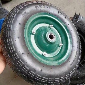 Wheelbarrow Tyre Air Rubber Wheel 3.50-7