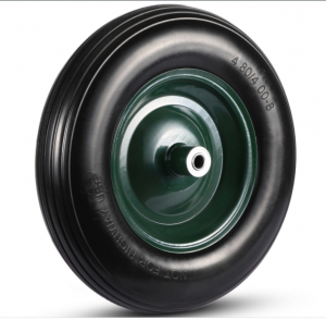 China Manufacturer for China PU Foam Flat Free Pneumatic Solid Rubber Wheel Barrow Tire 4.10/3.50-4