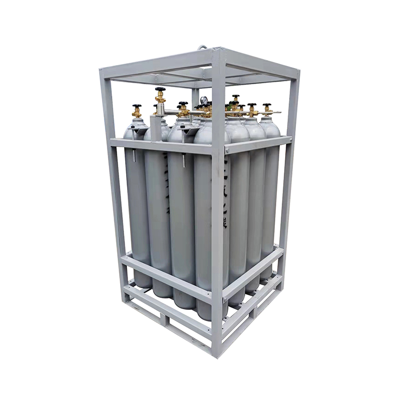 China Gold Supplier For Compressed Nitrogen Cylinder - 16 bottle group vertical container – Yongan
