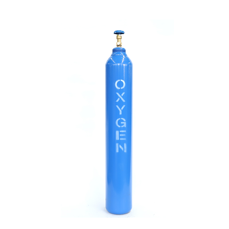 O2 Gas Cylinder Chinese Manufacturers Provide 40l Storage of Industrial Gases High with Valve Empty Gas Cylinder Price ISO9809-3