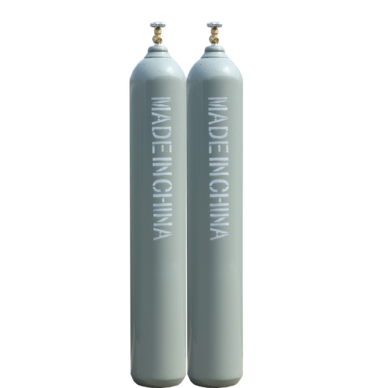 High Pressure Welding Cutting Refillable Bottle 40L 150Bar Steel Seamless Oxygen Gas Cylinders