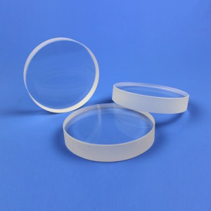 Sight glasses made of fused quartz glass